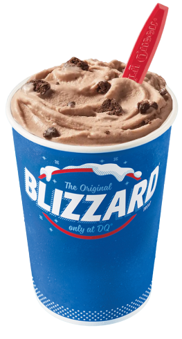 Brownie Batter Blizzard Treat